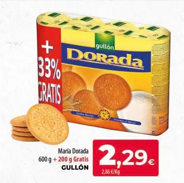 Oferta de Gullón - Maria Dorada por 2,29€ en Spar Tenerife