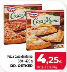 Oferta de Dr Oetker - Pizza Casa Di Mama por 4,25€ en Spar Tenerife