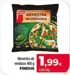 Oferta de Findus - Menestra De Verduras por 1,99€ en Spar Tenerife