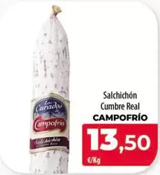 Oferta de Campofrío - Salchichon Cumbre Real por 13,5€ en Spar Tenerife