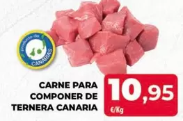 Oferta de Carne Para Componer De Ternera Canaria por 10,95€ en Spar Tenerife