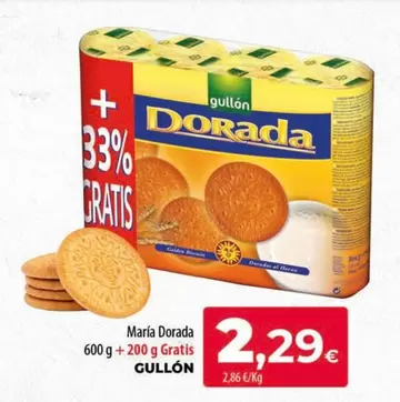 Oferta de Gullón - Maria Dorada por 2,29€ en SPAR Lanzarote