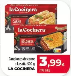 Oferta de La Cocinera - Canelones De Carne O Lasana por 3,99€ en SPAR Lanzarote