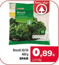 Oferta de Spar - Brocoli por 0,89€ en SPAR Lanzarote