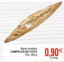 Oferta de Barra Muineira/ Campelos Do Coto por 0,9€ en Plenus Supermercados