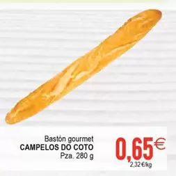 Oferta de Bastón Gurmet/ Caplelos Do Coto por 0,65€ en Plenus Supermercados