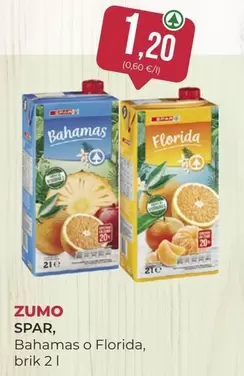 Oferta de Spar - Zumo por 1,2€ en SPAR Gran Canaria