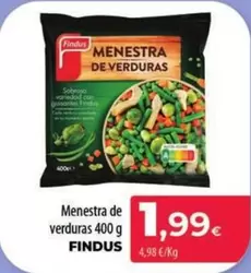 Oferta de Findus - Menestra De Verduras por 1,99€ en Spar La Palma