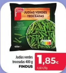 Oferta de Findus - Judías Verdes Troceadas por 1,85€ en Spar La Palma