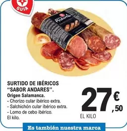 Oferta de Sabor Andares - Surtido De Ibericos por 27,5€ en E.Leclerc