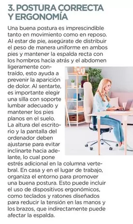 Oferta de Rio - Postura Correcta Y Ergonomía en SPAR