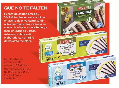 Oferta de Spar - Sardinillas en SPAR