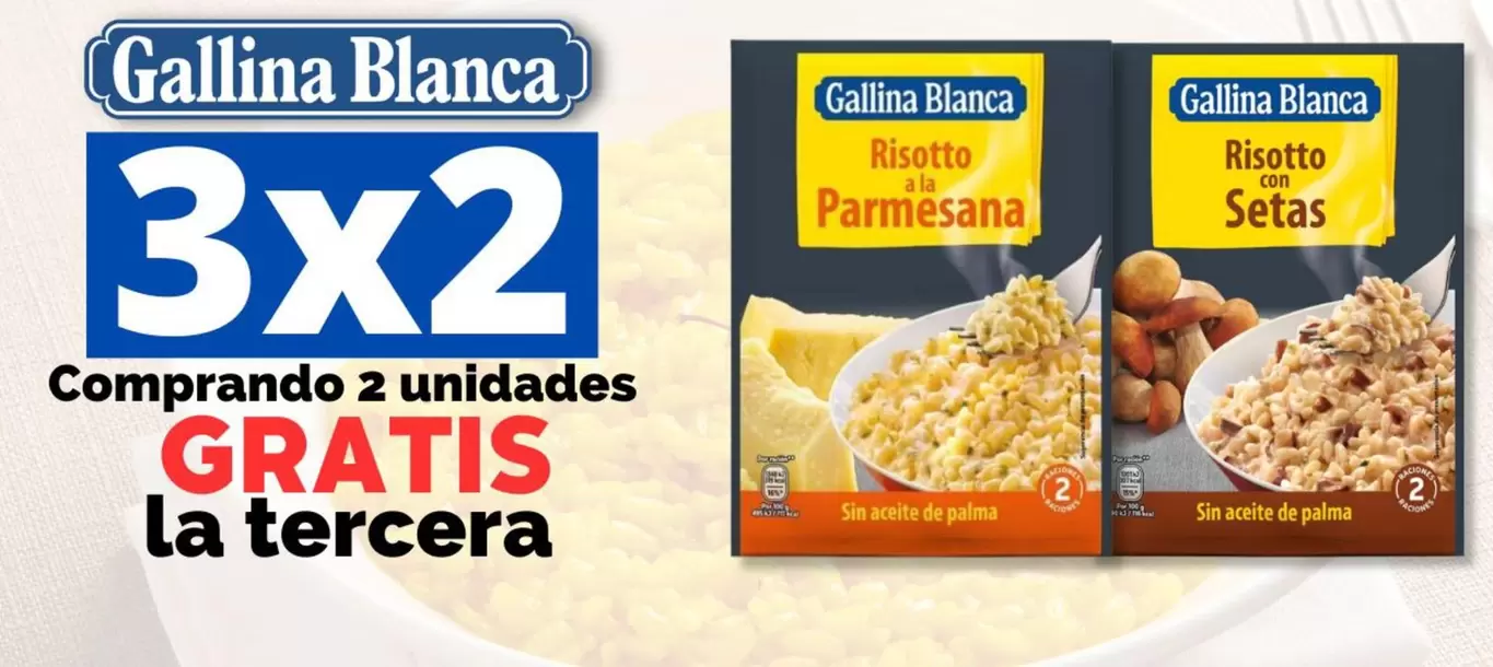 Oferta de Gallina Blanca - Risotto en Cash Jesuman