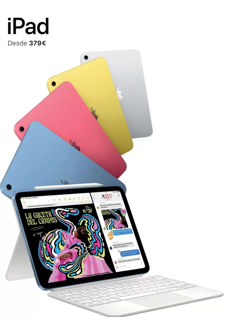 Oferta de Apple - Ipad por 379€ en Centro Hogar Sanchez