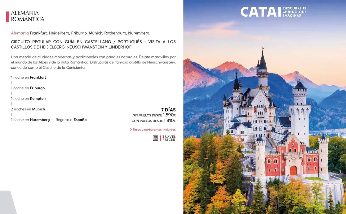 Oferta de Alemania Romántica  en Catai