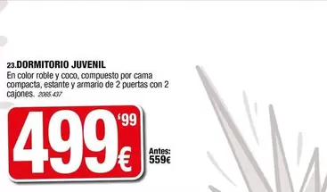 Oferta de Coco - Dormitorio Juvenil por 499,99€ en Rapimueble