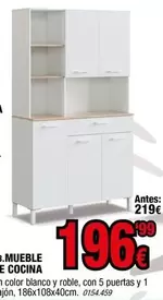 Oferta de Blanco - Mueble E Cocina por 196,99€ en Rapimueble