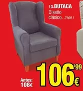 Oferta de Butaca por 106,99€ en Rapimueble