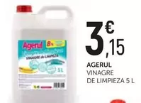 Oferta de Agerul - Vinagre De Limpieza por 3,15€ en Comerco Cash & Carry