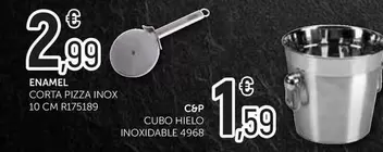 Oferta de Enamel - Corta Pizza Inox por 2,99€ en Comerco Cash & Carry