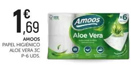 Oferta de Amoos - Papel Higienico Aloe Vera por 1,69€ en Comerco Cash & Carry