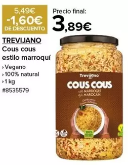 Oferta de Cous Cous Estilo Marroqui por 3,89€ en Costco