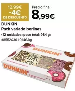 Oferta de Total - Pack Variado Berlinas por 8,99€ en Costco