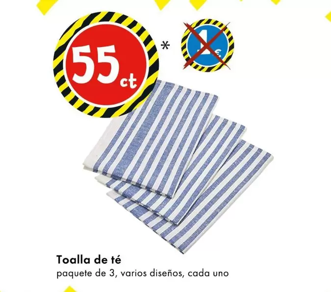 Oferta de Uno - Toalla De Té por 55€ en TEDi