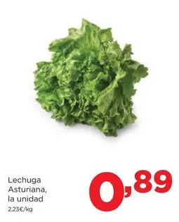 Oferta de Asturiana - Lechuga por 0,89€ en Alimerka