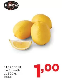 Oferta de Sabrosona - Limón por 1€ en Alimerka