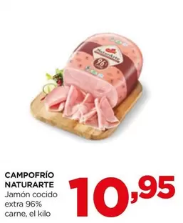 Oferta de Campofrío - Jamon Cocido Extra 96% Carne por 10,95€ en Alimerka