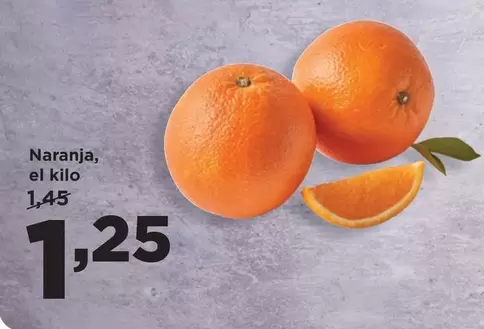 Oferta de Naranja por 1,25€ en Alimerka