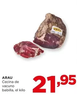 Oferta de Arau - Cecina De Vacuno Babilla por 21,95€ en Alimerka