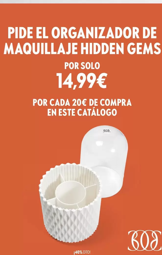 Oferta de Solo - Pide El Organizador De Maquillaje Hidden Gems por 14,99€ en Oriflame