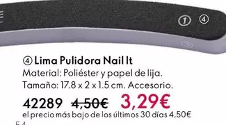 Oferta de IT - Lima Pulidora Nail por 3,29€ en Oriflame