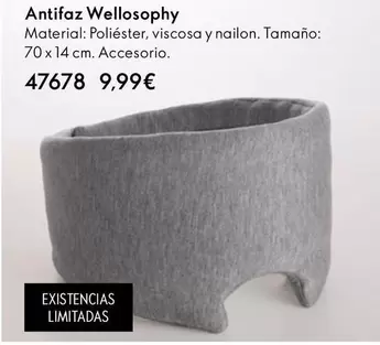 Oferta de Antifaz Wellosophy por 9,99€ en Oriflame