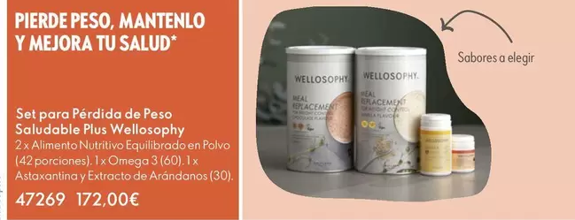 Oferta de Plus - Set Para Pércida De Paso Saludable  Wellosophy por 172€ en Oriflame