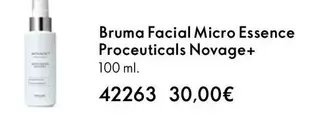 Oferta de Essence - Bruma Facial Micro Essence Proceuticals Novage+ por 30€ en Oriflame