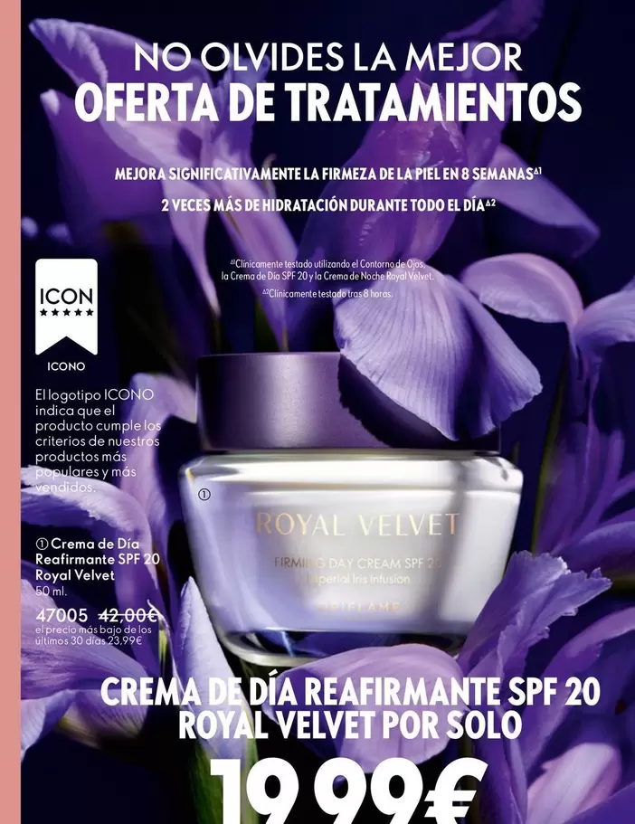 Oferta de Crema De Tratamientos por 19,99€ en Oriflame