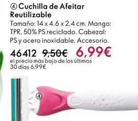 Oferta de Cuchilla De Afeitar Reutilizable por 6,99€ en Oriflame