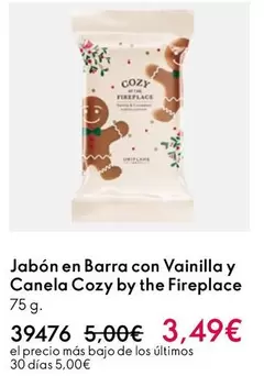 Oferta de Jabón En Barra Con Vainilla Y Canela Cozy By The Fireplace por 3,49€ en Oriflame