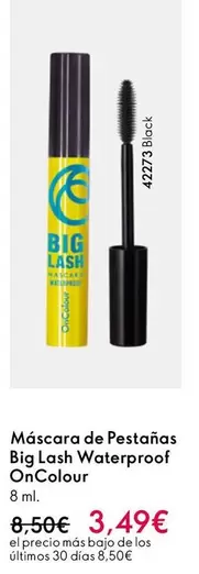 Oferta de Mascara De Pestanas Big Lash Waterproof Oncolour por 3,49€ en Oriflame