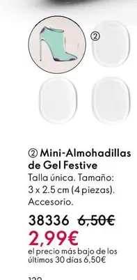 Oferta de Mini Almohadillas De Gel Festive por 2,99€ en Oriflame