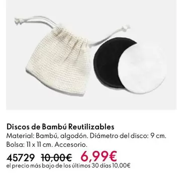 Oferta de Discos De Bambu Reutilizables por 6,99€ en Oriflame