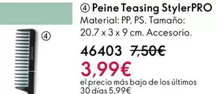 Oferta de Peine Teasing por 3,99€ en Oriflame