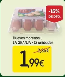 Oferta de La Granja - Huevos Morenos L por 1,99€ en Dialprix