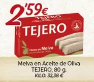 Oferta de Tejero - Melva En Aceite De Oliva por 2,59€ en Alsara Supermercados