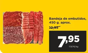 Oferta de Bandeja De Embutidos por 7,95€ en Alimerka