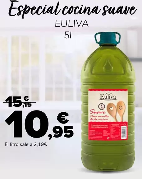 Oferta de Euliva - Especial Cocina Suave  por 10,95€ en Supeco