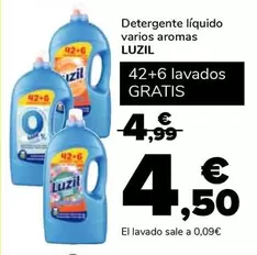 Oferta de Luzil - Detergente Líquido Varios Aromas por 4,5€ en Supeco